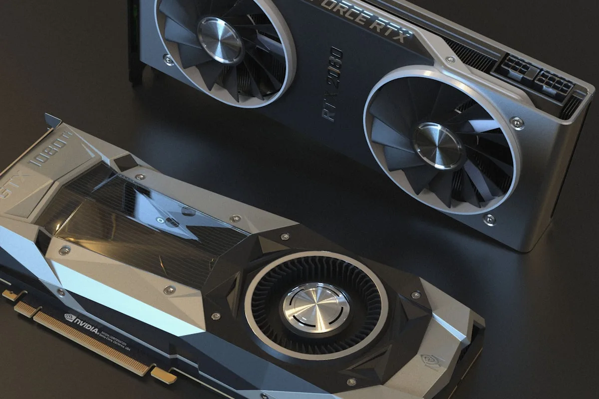 Placa de vídeo de entrada para PC gamer com cooler dual